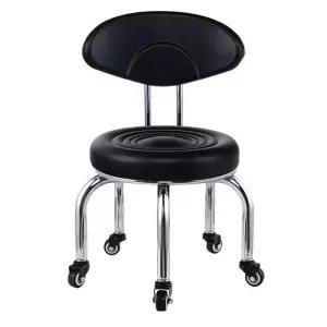 이동식 스툴 의자 등받이 바퀴 작은 낮은 간이 원형