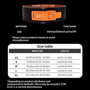 BOXERGING 강도 리프팅 피트니스 벨트 퀵 버클 딥 스쿼트 하드 당기는 가죽 레버리지 보호 장비