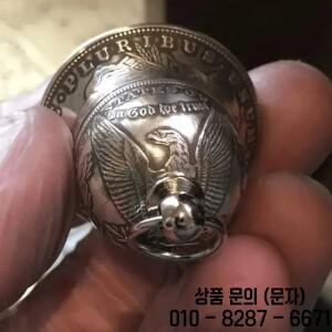 새로운 모건 실버 달러 벨 미국 코인 수집품 홈 장식 동전 공예 매달려 펜던트