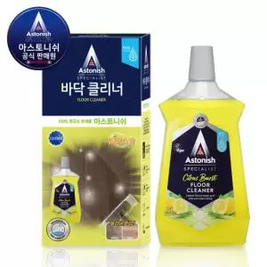 바닥클리너 시트러스버스트 바닥전용세제 강화마루 장판 타일 대리석 1000ml 2통