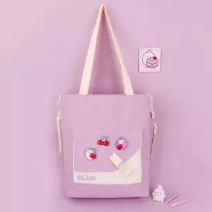 몰랑 뱃지 포인트 보조가방