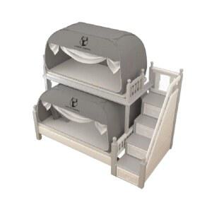 돌고래 난방텐트 암막 이층 1인용 2층 텐트 방한 숙면 침대 모기장 싱글