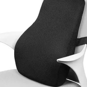 [골드스마일]의자 허리쿠션 메모리폼 등받이 차량