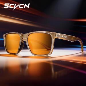 SCVCN 남성용 핫 스포츠 사이클링 드라이빙 패션 편광 선글라스 야외 골프 여행 UV400 보호 고글