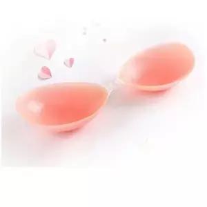 [셀러허브 패션]오프숄더 실리콘 끈없는 볼륨 누드 브라