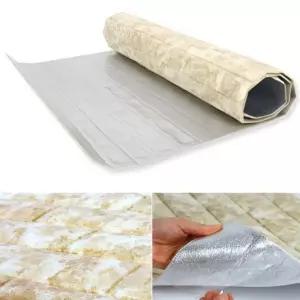 국산 폼블럭 접착식 단열 보온 결로방지 벽지 100x220