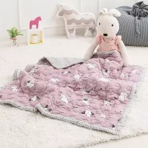 슈마켓 헌트 60수 아사면 워싱 낮잠이불 핑크