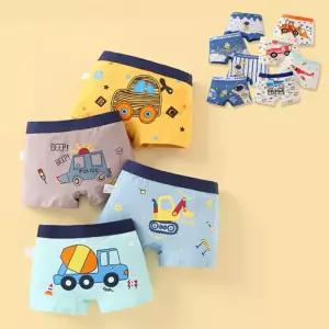 컬러드로즈 남아 중장비 사각팬티 4개세트 205870