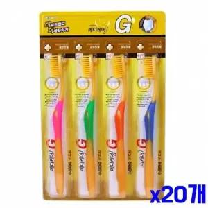 WL 이중미세모 메디케어 칫솔 4P-금나노 x20개