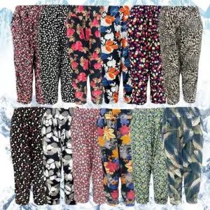 7부 여름 작업복 냉감바지 휴가 여자7부바지 냉장고바지 빅사이즈 여름바지