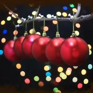 레드 KWJ623M0 (도토로) 무광볼 6p세트(8cm) 트리 장식볼