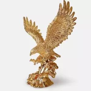 선반오브제 VXS665Y3 독수리조각 장식품 황금 독수리