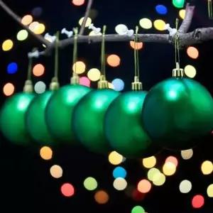 그린 EKL759C9 무광볼 (도토로) 6p세트(8cm) 트리 장식볼