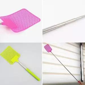 접이식 안테나 파리채 휴대용 길이조절 파리 퇴치기 WFLOQRR