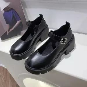 여성 유광 무광 메리제인 슈즈 1P 6.5cm 스트랩 구두 WBDC90B