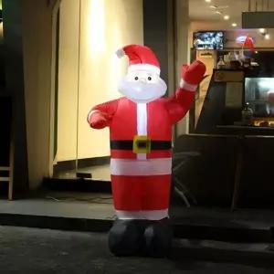 에어벌룬 GXP714S8 대형 LED 하얀수염 산타클로스 에어산타장식