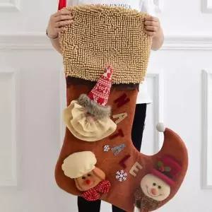 크리스마스 DZL737C9 초대형양말 초초대형 80 50cm 주머니/산타