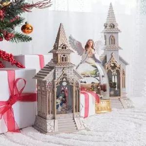 크리스마스 VHI540B6 성가 워터볼 오르골천사