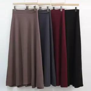 빅사이즈치마 V148L601 스판좋은A라인롱스커트 NO