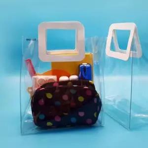 투명 PVC 비치백 토트백 손잡이 선물가방 WBBA0A2