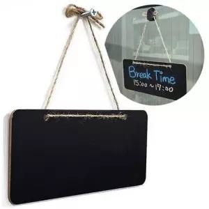 걸이형 미니 블랙보드 칠판 보드판 간편 벽면 설명용 보드 WFLORBU