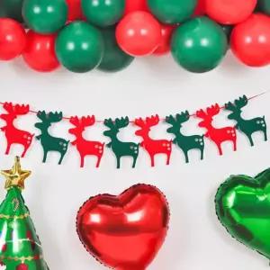 가랜드 루돌프 장식 펠트 크리스마스 파티