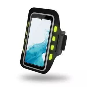 스마트폰 야간등산 암밴드 갤럭시S22 안전 LED발광