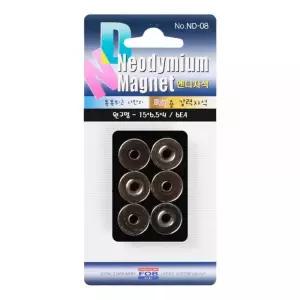 포비월드 11000 네오디움자석 블리스터 ND-08 (6개입)