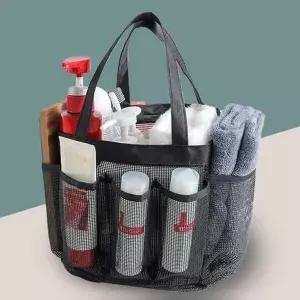 포켓 가방 물빠짐 목욕탕 수영가방 비치백 그물 메쉬