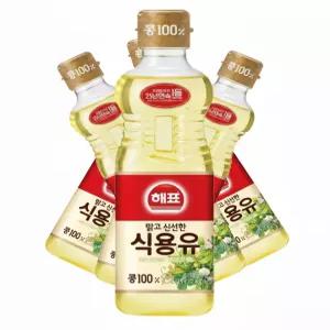 해표 식용유900ml 4개