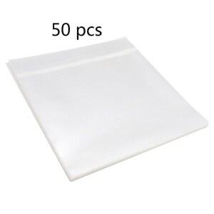 보호용 비닐 레코드 외부 슬리브 50팩 12