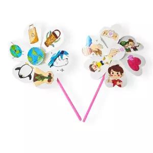 [꾸꾸까까]바람개비 만들기 여름만들기 꾸미기 2종 1택