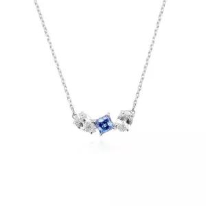 스와로브스키 5668276 Mesmera 믹스 블루 목걸이