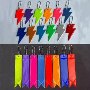 단체 10개 네임택 선물 경고 답례품 반사 키링 표시 야간 안전 행사 기념품 초등학생