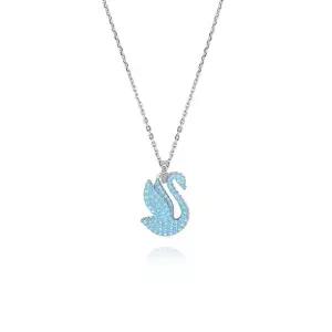 스와로브스키 5660594 Swan 스완 블루 M 목걸이