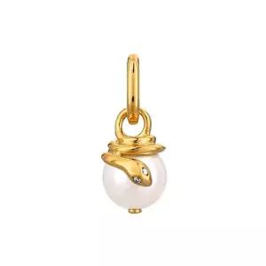 판도라 763375C01 미 스네이크 펄레센트 미니 댕글 참