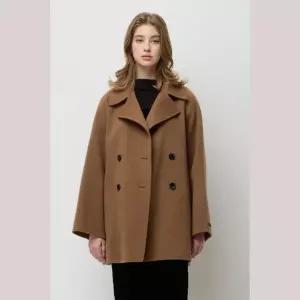 [롯데백화점]시슬리 버디 더블 버튼 미드 코트 SACT34561
