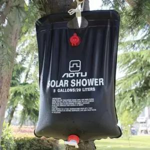 캠핑용품 간편 야외 샤워 물주머니 물통 캠핑 차박 휴대용