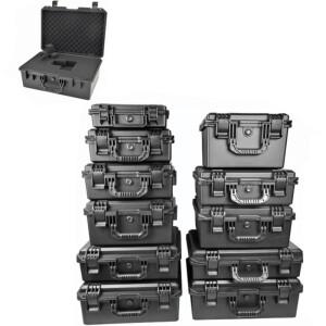 ABS 플라스틱 안전 장비 도구 상자 방수 밀봉 충격 방지 케이스 사전 절단 스폰지 포함