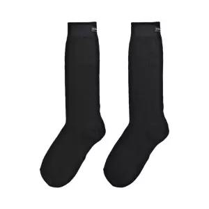 Lovememonster Papa'S Formal Middle Socks Black 러브미몬스터 파파스 포멀 긴 양말 블랙