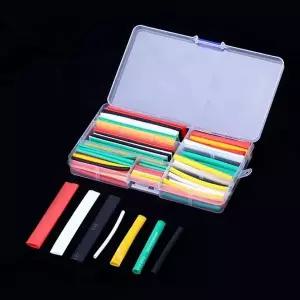 전선보호 열수축 튜브 140p세트 전선절연 하네스작업 (WC54CD2)