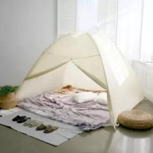 ( )원터치 난방텐트 대 4인 방풍 방한 실내 텐트 방한 보온 겨울 침대
