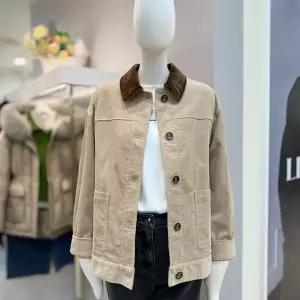 [더틸버리]코듀로이 컬러배색 싱글 재킷MTRAM0JK55W_DG