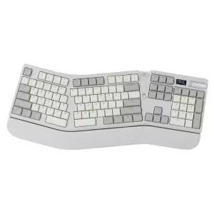 지클릭커 오피스프로 뉴트로 로우프로파일 풀윤활 무선 기계식 키보드 EK700 핑크소금축 레트로그레이