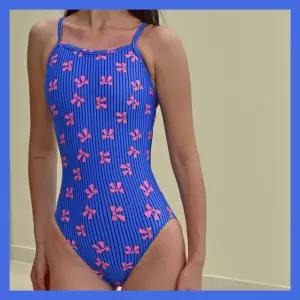 여행 모노키니 예쁜수영복 브랜드 핑크리본 블루 스트라이프 귀여운 원피스 수영복 유니크 스파