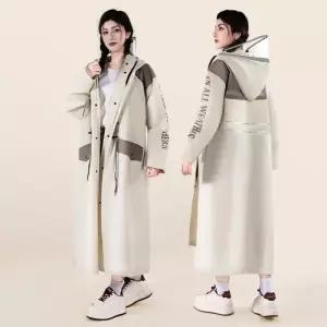 오버핏 롱 레인코트 예쁜 비옷 코트형 전신 패션 우비