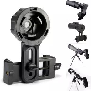 럭순 유니버설 폰 어댑터 - 쌍안경 망원경 단안 스포팅 스코프 현미경용 대부분의 스마트폰에 적합