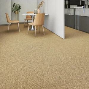 12팩 카펫 타일 및 사각형(32제곱피트) 20인치 x20인치 상업용 등급 0.24인치 파일 미끄럼 방지 PVC 백킹