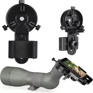 셀틱버드 - 스마트폰 스코프 어댑터 스포팅 휴대폰 업그레이드 쌍안경 단안 망원경 현미경용 정밀 금속