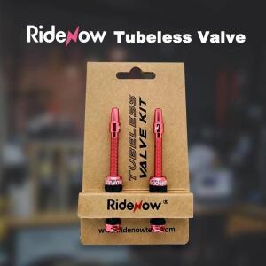 라이드나우 자전거 튜브리스 밸브, 프레스타 45mm, 110mm, 2 개